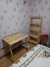 睦乐书桌椅北欧实木书桌书柜组合学生台式电脑桌办公桌椅子写字台书架 实木4层书架 实拍图