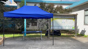 鑫鸿运【顺丰速发】遮阳棚雨棚户外遮阳伞大伞摆摊四脚伞帐篷简易伸缩棚 【2X3】黑架经典加固（蓝色） 实拍图