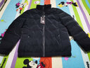 罗蒙（ROMON）品牌高端男士羽绒服2025冬季轻薄款防寒立领男装百搭短款羽绒外套 黑色 L 175 实拍图