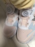 361°童鞋 儿童跑鞋25冬季女中大童旋钮扣革面回弹运动鞋 白33 实拍图