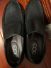 高哥内增高男鞋6cm春夏季鞋子软底软套脚休闲皮鞋隐形内增高鞋驾车鞋 黑色套脚 42 实拍图