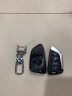 宝马钥匙扣套5系3系7系X1 X3 X5 X6 X7 320li525li740li汽车壳包22真皮 B款黑色（刀锋四键）带扣 实拍图