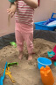 恩贝家族儿童沙池沙滩玩具围栏宝宝玩沙挖沙工具决明子家用室内海洋球1.2米+地垫套装六一儿童节礼物 实拍图