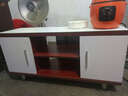 名范 电视柜茶几组合套装现代简约小户型 置物柜卧室简易电视机柜特价简约电视柜置物柜 白加黑1米 实拍图