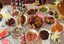 锦藤家居 桌布防水防油免洗塑料餐桌布茶几布长方形防滑PVC台布防尘桌垫 守望米褐 120*120cm 实拍图