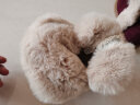 戴维贝拉（DAVE＆BELLA）冬天新款儿童女童靴子宝宝加绒保暖棉靴中筒靴 紫色 140（鞋内长14.0cm ） 晒单实拍图