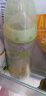 NUK德国进口 婴儿宽口玻璃奶瓶新生儿耐高温彩色奶瓶120\/240ml 粉色240ml(6-18硅胶)+把手+吸管 实拍图