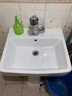 澜之家 陶瓷卫生间洗手盆方形立柱盆洗手池阳台洗衣池洗脸盆 高清银镜 送货入户 实拍图