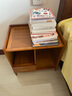 竹艺佳（ZHUYIJIA）卧室柜床头柜简易楠竹多层小柜子迷你室内床边柜多功能储物柜斗柜 茶色-小一抽床头柜 实拍图