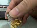 金小貅黄金转运珠足金999小金珠重版加厚散珠光面金珠黄金古法珠手串DIY 0.77g,5mm古珠重版2颗 实拍图