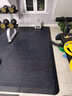 更强（Strongym）健身房橡胶运动地垫减震隔音防滑耐磨哑铃杠铃力量区健身地板地胶 50*50*3.0cm/单块（卡扣拼接型） 实拍图