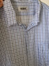 恒源祥男士短袖衬衫夏季薄款格子纯棉商务休闲上班职业工装中年宽松衬衣 WR78401-D 43 （180/104A） 实拍图