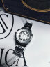 史尼嘉（sniica） 太阳之子手表全自动镂空机械表防水钢带腕表欧美潮流时尚大表盘手表男 达芬奇8026M-无尽皓白 实拍图