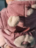 水花童儿童棉服中小童婴幼儿连帽棉衣男童宝宝棉袄2023新款洋气冬装外套 熊猫款棉衣 蓝色 90码 晒单实拍图