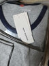 恒帝【2套装】男秋衣秋裤纯棉套装青少年全棉大童高中初中学生内衣   麻灰M字+藏青眼镜(两套圆领) 4XL 185码 （建议身高175-180cm） 实拍图