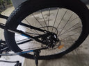 云宵山地自行车成人山地车公路男士单车变速骑行越野赛车轻便中生学生 顶配钢架辐条轮-黑蓝色 26寸21速【适合160-180cm】 实拍图