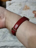 爱沃驰【生日礼物】瑞士机芯女士手表女表时尚超薄防水方形小绿表送女友 皮表带-樱桃红【瑞士机芯】 实拍图