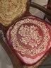 罗兰家纺 餐椅垫坐垫椅子凳子垫子可拆洗绑带椅垫 餐桌椅加厚实木餐椅座垫 国色天香酒红 48*47cm加大号 实拍图