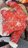 圆圆米米 童装冬装儿童新年服拜年服1一6岁女童旗袍宝宝唐装民族服装套装 红色 90 晒单实拍图