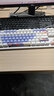 牧马人 K100 K200 花间舞主题机械键盘拼色电竞有线USB家用办公宿舍码字电脑笔记本台式机游戏 K100紫白色104键 茶轴 实拍图