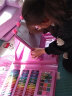儿童玩具女孩男孩绘画套装画笔礼盒幼儿园小学生3-10岁手工DIY画画工具美术学习用品生日礼物 带画架208件绘画套装粉色 实拍图