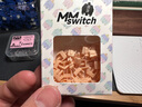 WuqueStudio【清仓捡漏】 MMswitch客制化分体轴体机械键盘DIY轴体多彩马卡龙轴热插拔轴体 轴心—橙色P3（35颗/盒） 实拍图