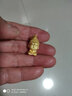 菜百首饰 黄金吊坠 足金生肖佛生肖羊猴-大日如来不含链 定价 约2.70克 实拍图