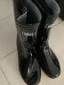 回力雨鞋男士款时尚胶鞋户外防水不易滑水鞋下雨天耐磨雨靴套鞋 HXL807 黑色中筒 42码 实拍图