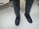 堡度驰冬季男士棉鞋羊毛羊皮毛一体棉皮鞋加绒加厚保暖东北男鞋 黑色 42 实拍图