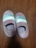 惠夫人冬季棉拖鞋女包跟居家情侣保暖防滑月子鞋家用男士简约厚底 字母包跟 栗紫 40-41 (适合39-40码穿) 实拍图