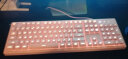 斗鱼（DOUYU.COM） 游戏键盘有线USB机械手感键盘鼠标套装背光台式电脑笔记本家用办公打字 粉色-白光【单键盘】 实拍图