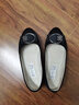 珍源祥老北京布鞋时尚工作鞋女黑色坡跟职业鞋圆头软底妈妈鞋中跟上班鞋 黑色 39 实拍图