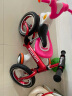 飞鸽 (PIGEON) 儿童平衡车自行车滑步车幼儿男女宝宝小孩滑行车两轮无脚踏车童车玩具单车辐条轮酒红色 实拍图