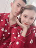 歌佰芬本命年情侣睡衣纯棉春秋冬季新婚休闲家居服结婚可外穿大红色睡衣 AA7742莱卡棉拉架 2XL 女+男XL 实拍图