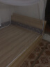 柏云森 现代简约板式床1.2米1.5米1.8m双人床榻榻米 高箱储物床 浅胡桃色1.5米*2米（每天30张抢购价） 裸床 实拍图