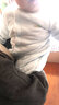 优奇婴儿衣服新生儿保暖三层夹棉连体衣春秋冬季哈衣爬服男女宝宝睡衣 秋冬【萌小熊】浅粉 80cm 实拍图