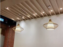 贾小姐的店竹编吊灯中式禅意茶室灯东南亚餐厅酒店民宿风格日式竹艺火锅灯具 直径45cm 实拍图