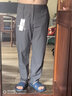 吉普（JEEP）冰丝休闲西裤男夏季宽松直筒速干运动长裤子男士免烫冰感西裤大码 月光灰 2XL (140-160斤) 实拍图