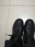 堡度驰冬季男士棉鞋羊毛羊皮毛一体棉皮鞋加绒加厚保暖东北男鞋 黑色 42 实拍图