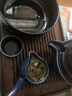 正扬石磨自动茶具套装家用亚光西域风情懒人泡茶壶冲茶器复古功夫陶瓷 富贵金山六杯+茶道洗+长胡琴黑 实拍图