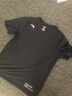 安踏【秒杀特价】冰肤凉感男子运动短袖夏季透气吸汗紧身上衣速干t恤 【特价速干热卖】基础黑-5 S 165  (90-100斤) 实拍图