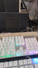 AOC 真机械手感键盘鼠标套装静音有线游戏背光发光台式电脑外设笔记本办公lol吃鸡网吧电竞薄膜键鼠 KB121白色(彩光版) 晒单实拍图