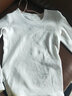 丰灵鸟儿童白t恤紧身肉色舞蹈服女童白色打底衫套装中大童校服男 中厚款（白色单上衣）不加绒 130 cm（要贴身就不要买大） 实拍图