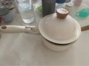 kims cook韩国二代小白锅平底不粘锅套装白月光陶瓷煎锅汤锅手柄可拆卸锅具 白月光 18cm奶锅 18cm 实拍图