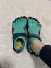 Vibram五指鞋女运动鞋轻便透气赤足跑步鞋健身训练休闲鞋五趾鞋  KSOEVO 绿色/蓝色（建议拍大一码） 37 实拍图