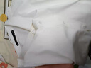 罗蒙（ROMON）商务短袖衬衫男士半袖上衣夏季中青年休闲纯色工装职业白衬衣男装 白+白 42 建议拍大一码 实拍图