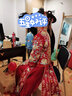 红妆饰佳 秀禾服新娘2025新款中式婚纱礼服古装嫁衣结婚龙凤褂女 孔雀无钻款 M 实拍图