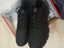 特步（XTEP）男鞋冬季运动鞋男士冬季新款皮面休闲跑步鞋潮防水软底旅游鞋子男 黑色-5902 44 实拍图