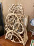 若客（ROKR）3d立体拼图成人手工拼装模型齿轮机械若态积木生日新年礼物 LK501时之恒摆钟 齿轮之械 实拍图