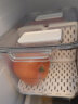 爱丽思保鲜盒冰箱收纳盒爱丽丝抽屉式厨房食品果蔬鸡蛋速食保鲜冷藏冷冻储存盒 小号(无隔板) 带盖 实拍图